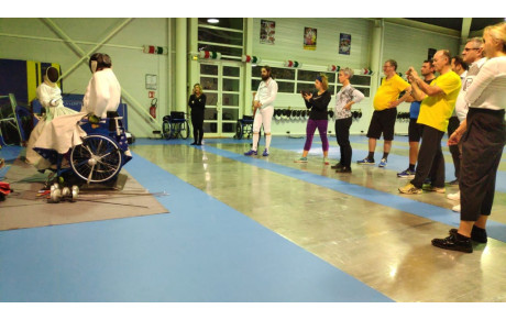 Les entrepreneurs du pays créçois font de l'escrime