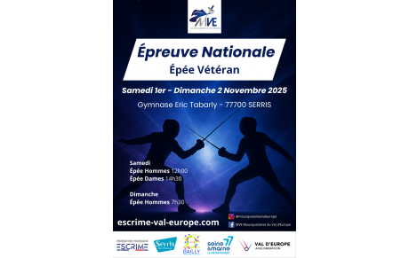 EN Vétéran Épée les 1-2 Novembre 2025