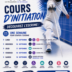Une semaine pour essayer l'escrime !